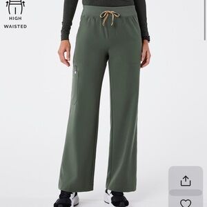 Figs Moss High Waist Wide Leg Isabel Medium